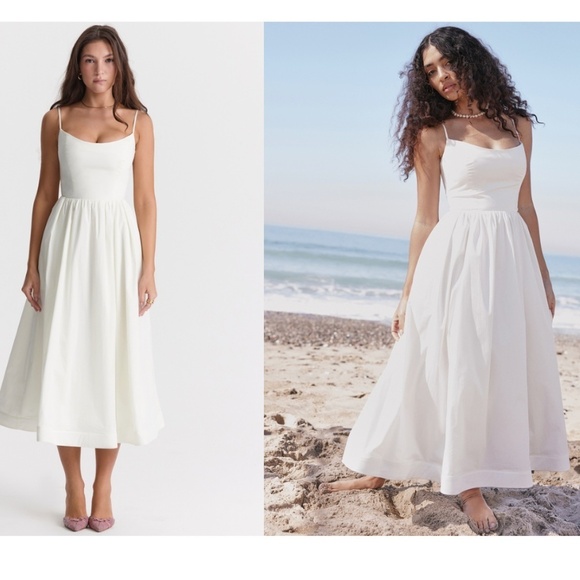 HOUSE OF CB XS D-DD 'Lolita' Ivory Corset Sundress white NWOT size XS - Picture 13 of 16